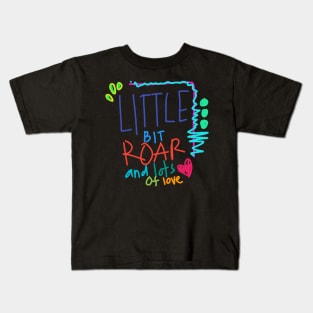 CNN Stuff | little bit roar and lots of love Kids T-Shirt